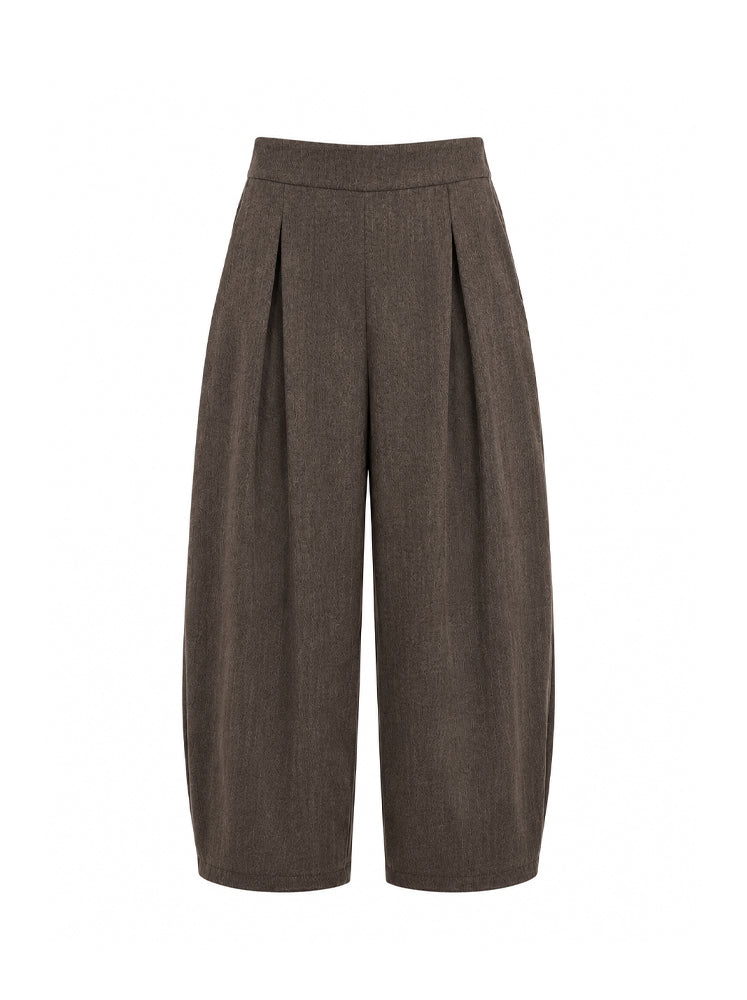 Pantaloni balloon retro elastico