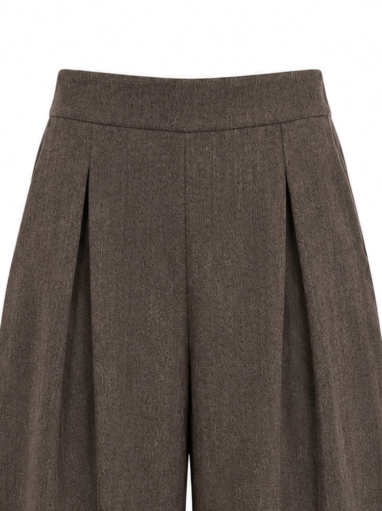 Pantaloni balloon retro elastico