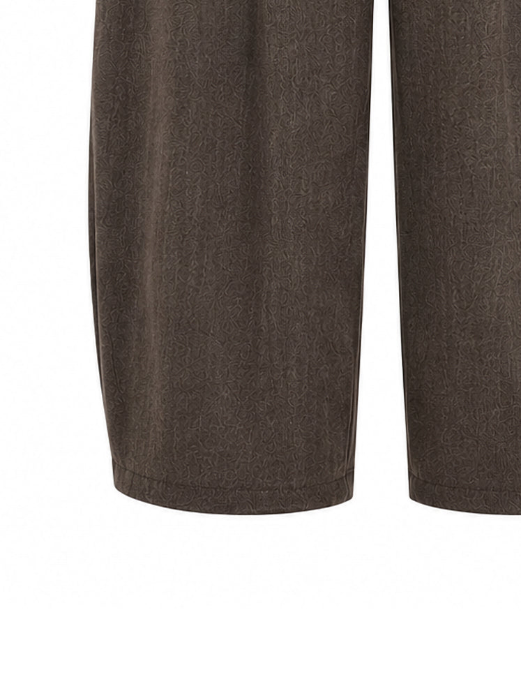 Pantaloni balloon retro elastico