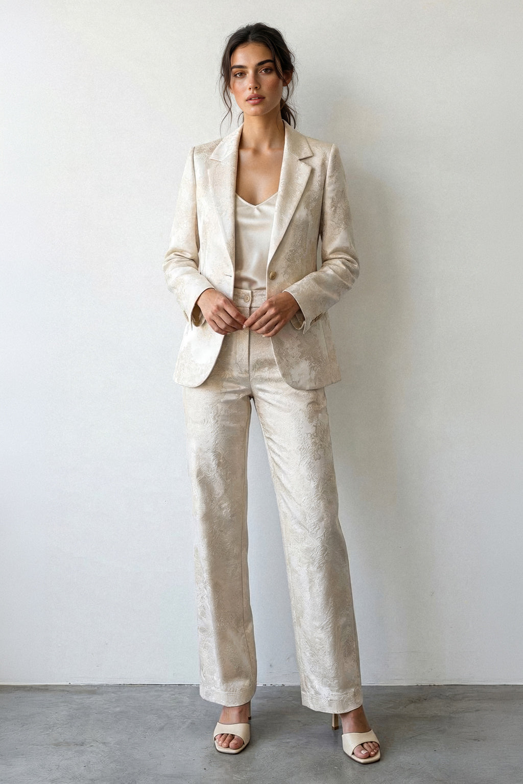 Pantalone jacquard