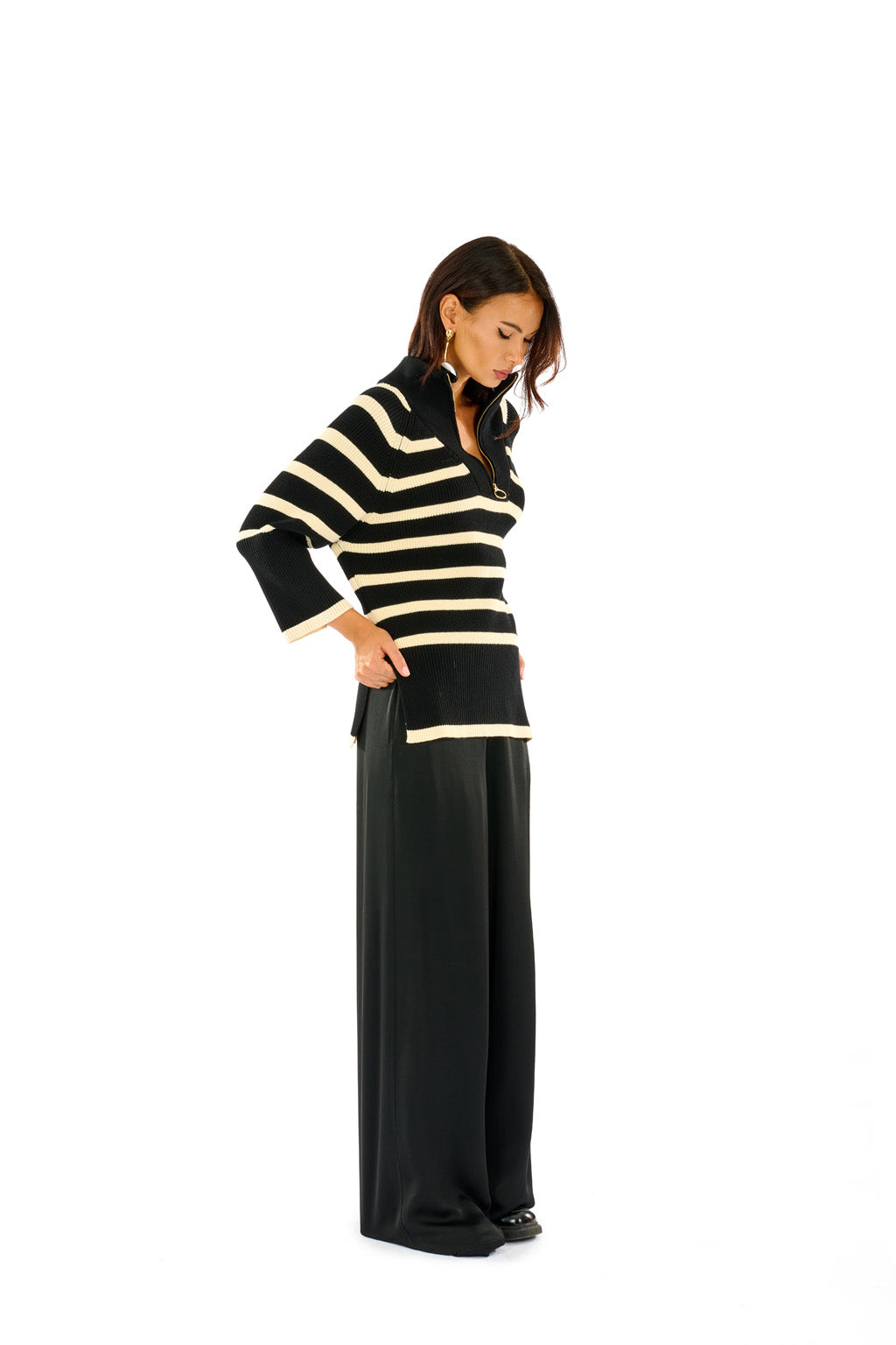 Maglione a righe