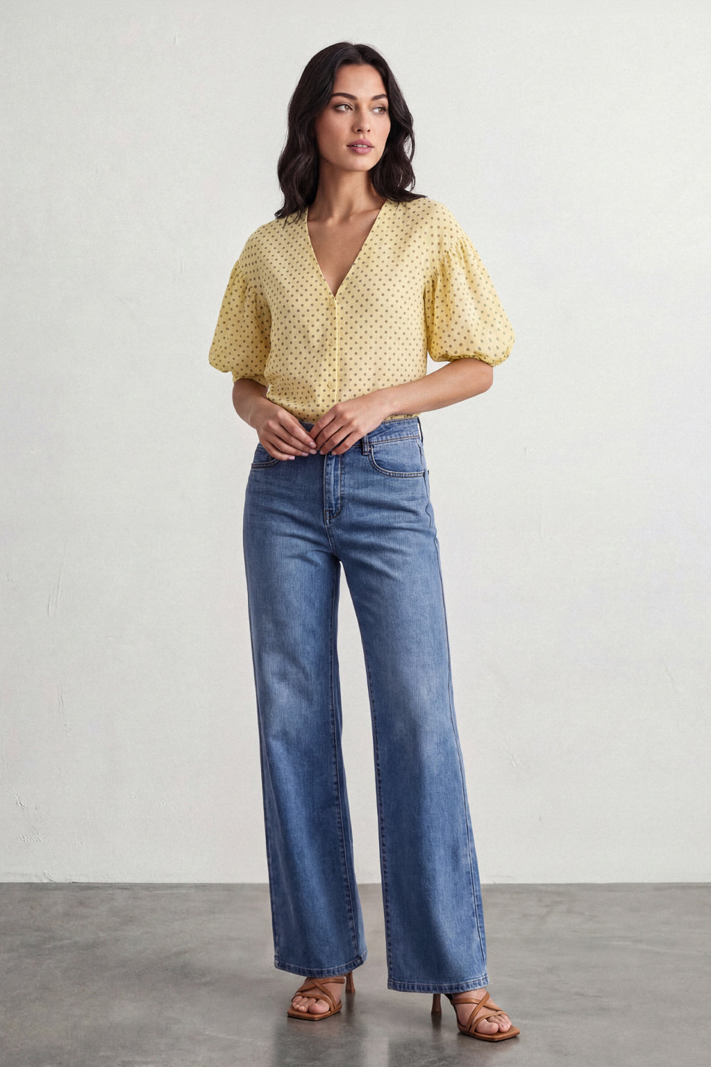 Camicia pois manica balloon