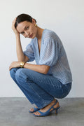 Camicia pois manica balloon
