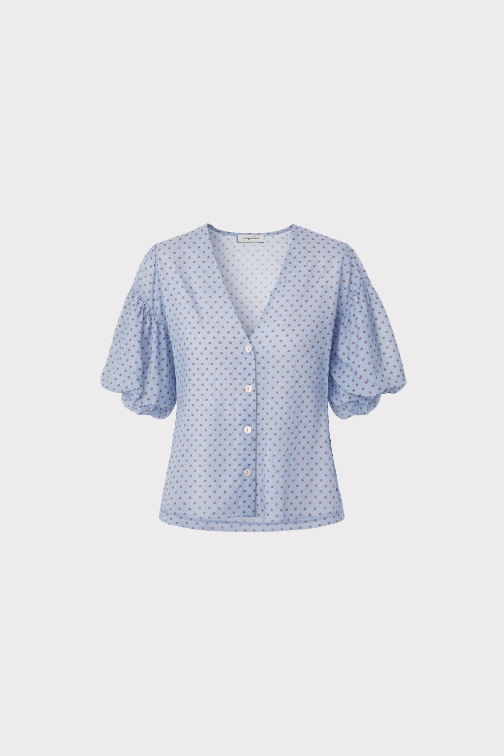 Camicia pois manica balloon