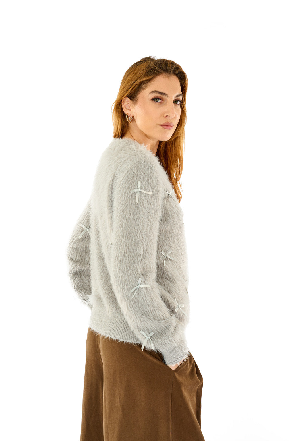 Maglione con fiocchi