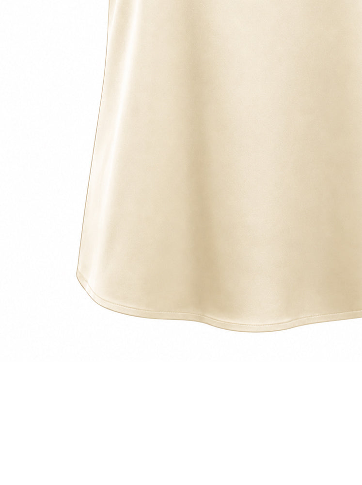 Top collo in costina lurex