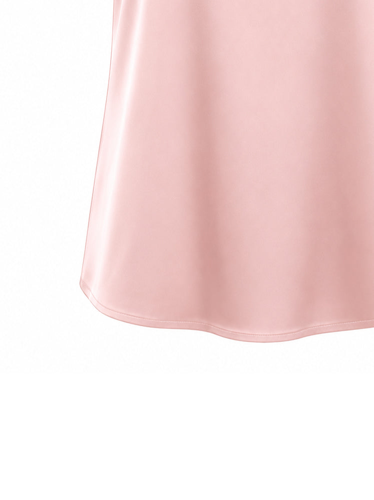 Top collo in costina lurex