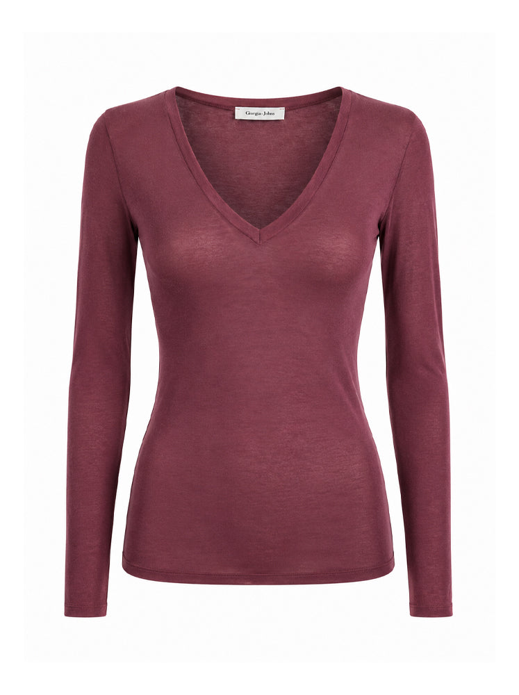 Maglia scollo a V