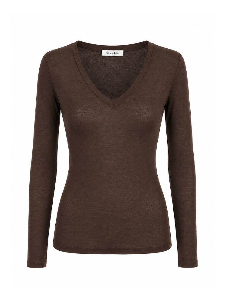 Maglia scollo a V