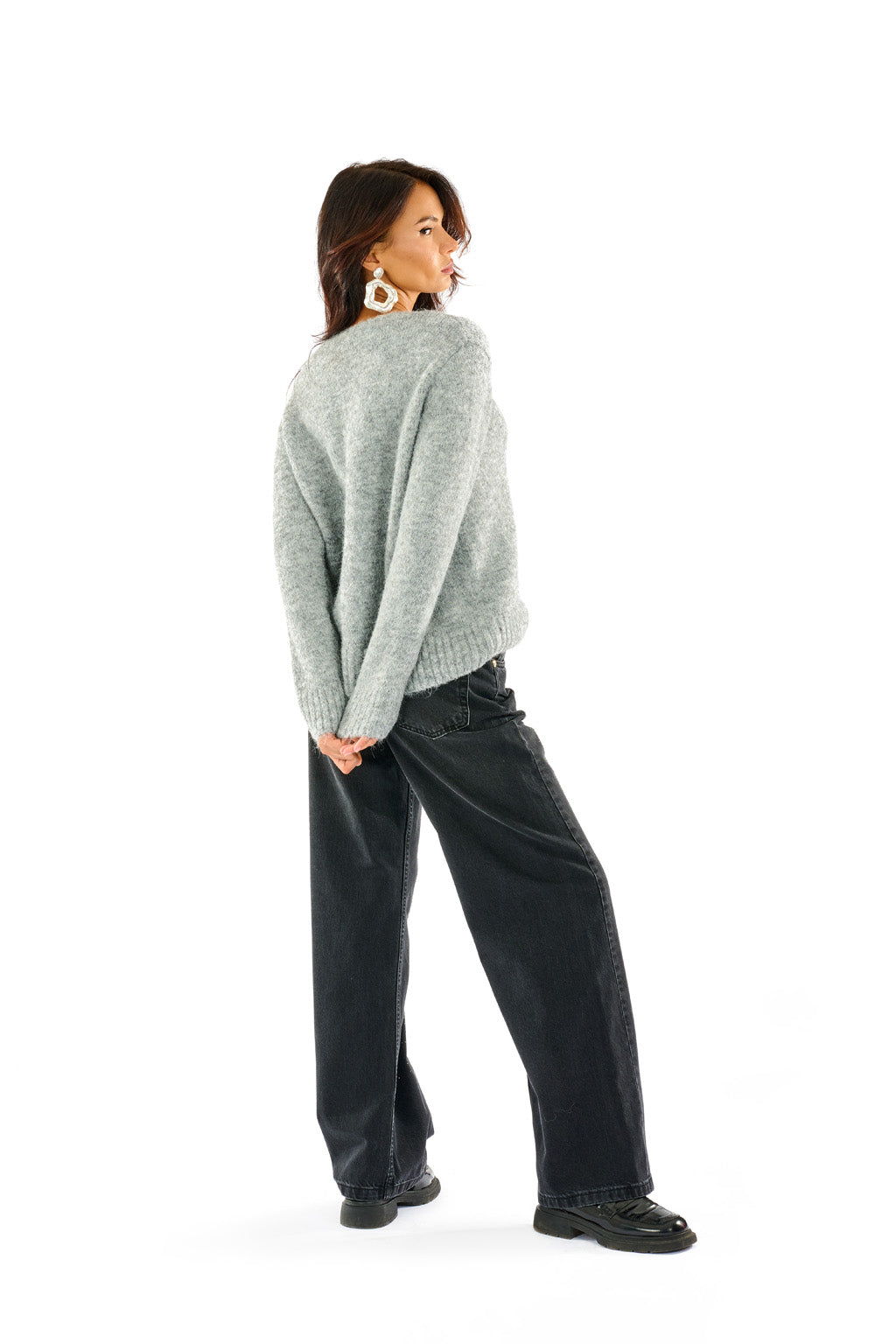 Maglione con ricami