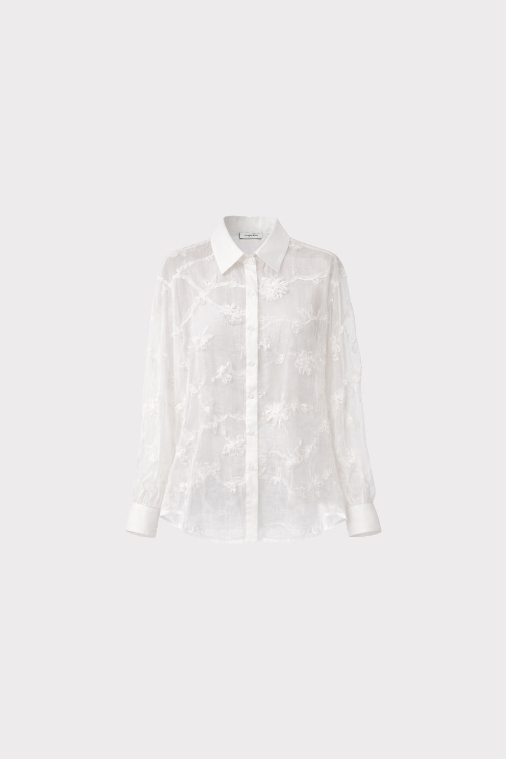 Camicia con applicazioni 3D
