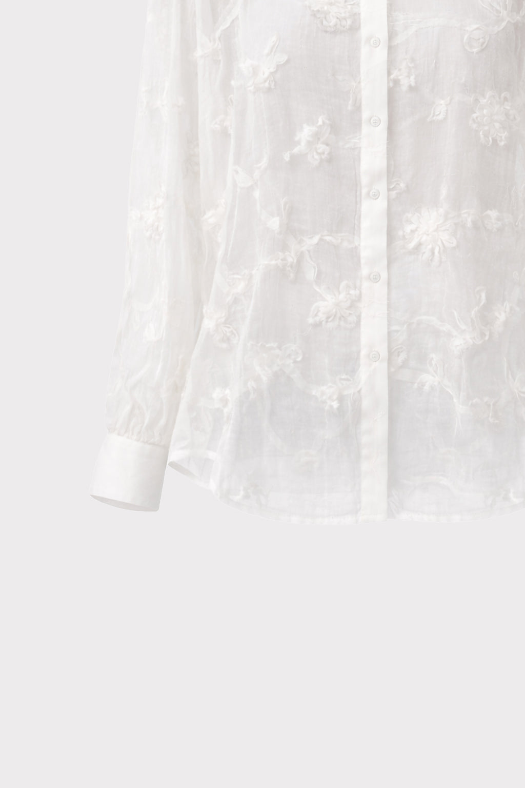 Camicia con applicazioni 3D