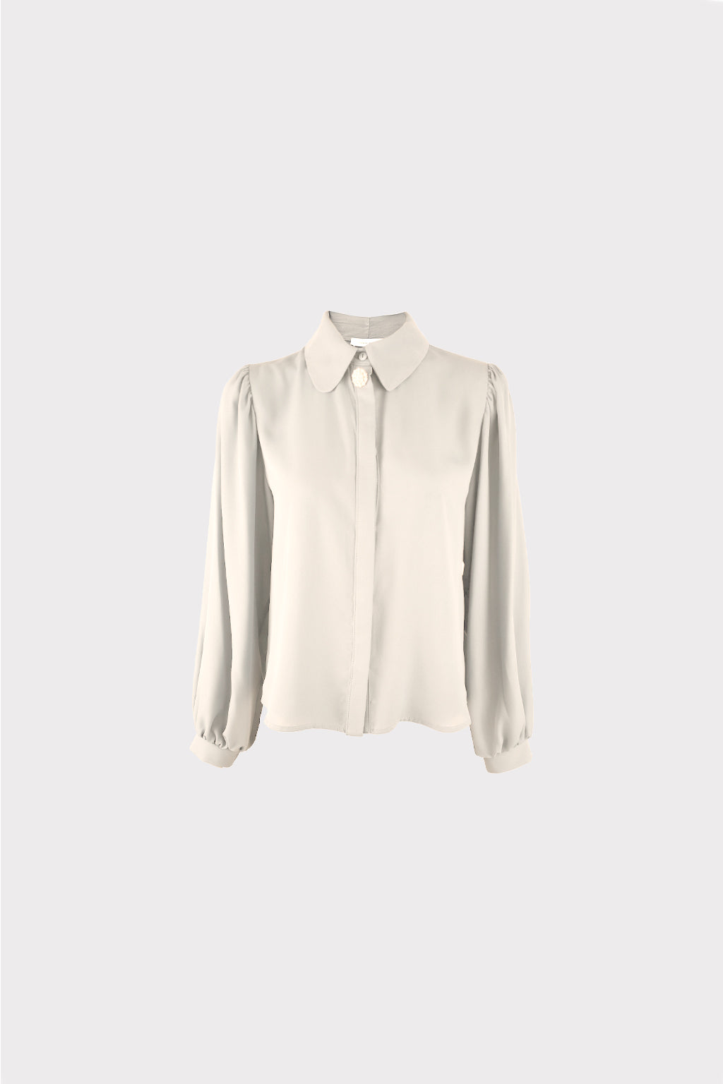 Camicia bottone gioiello