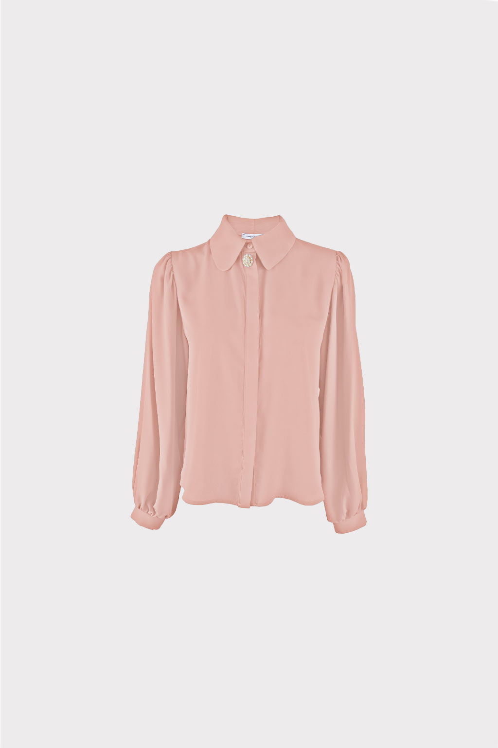 Camicia bottone gioiello