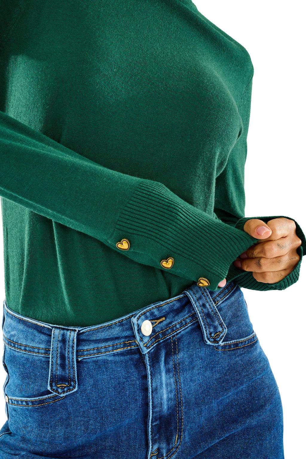 Maglione collo alto