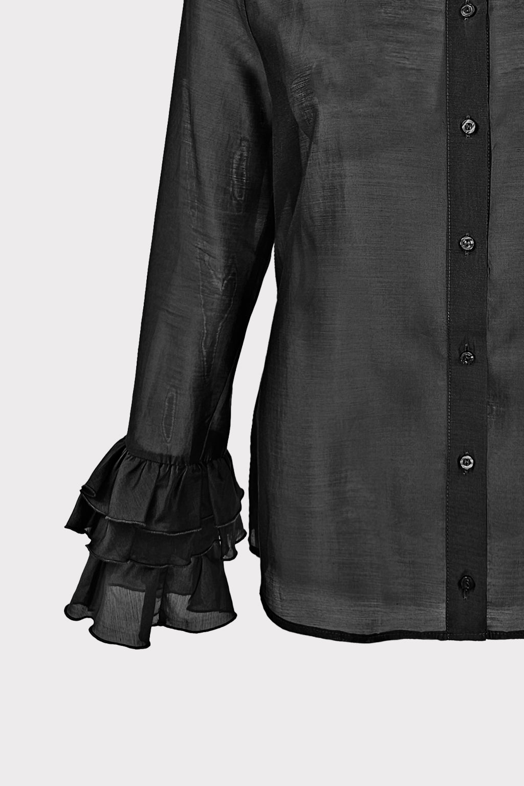 Camicia polsi volant