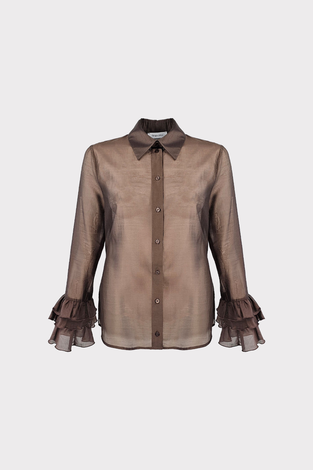 Camicia polsi volant