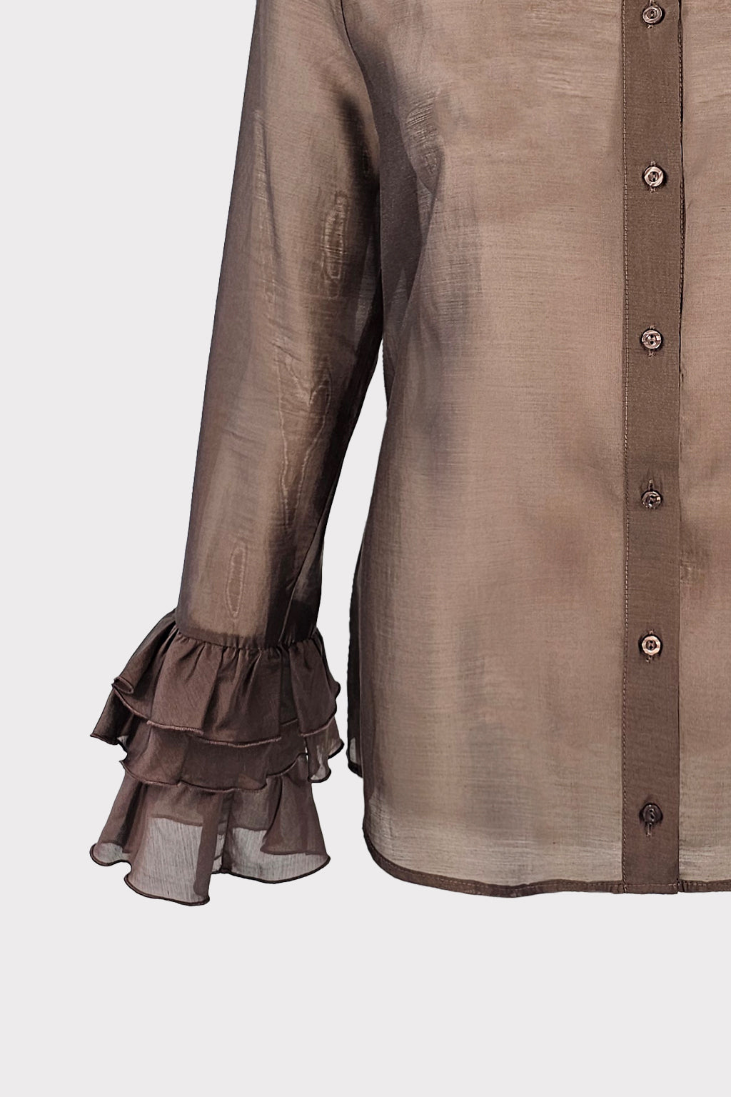 Camicia polsi volant