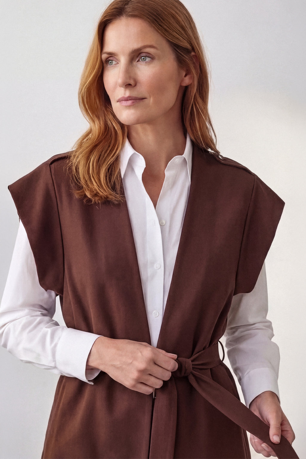 Gilet con cintura