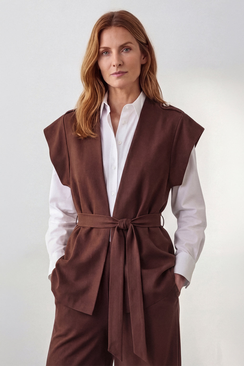 Gilet con cintura
