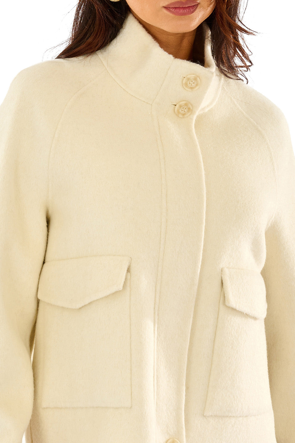 Bomber in lana collo coreana