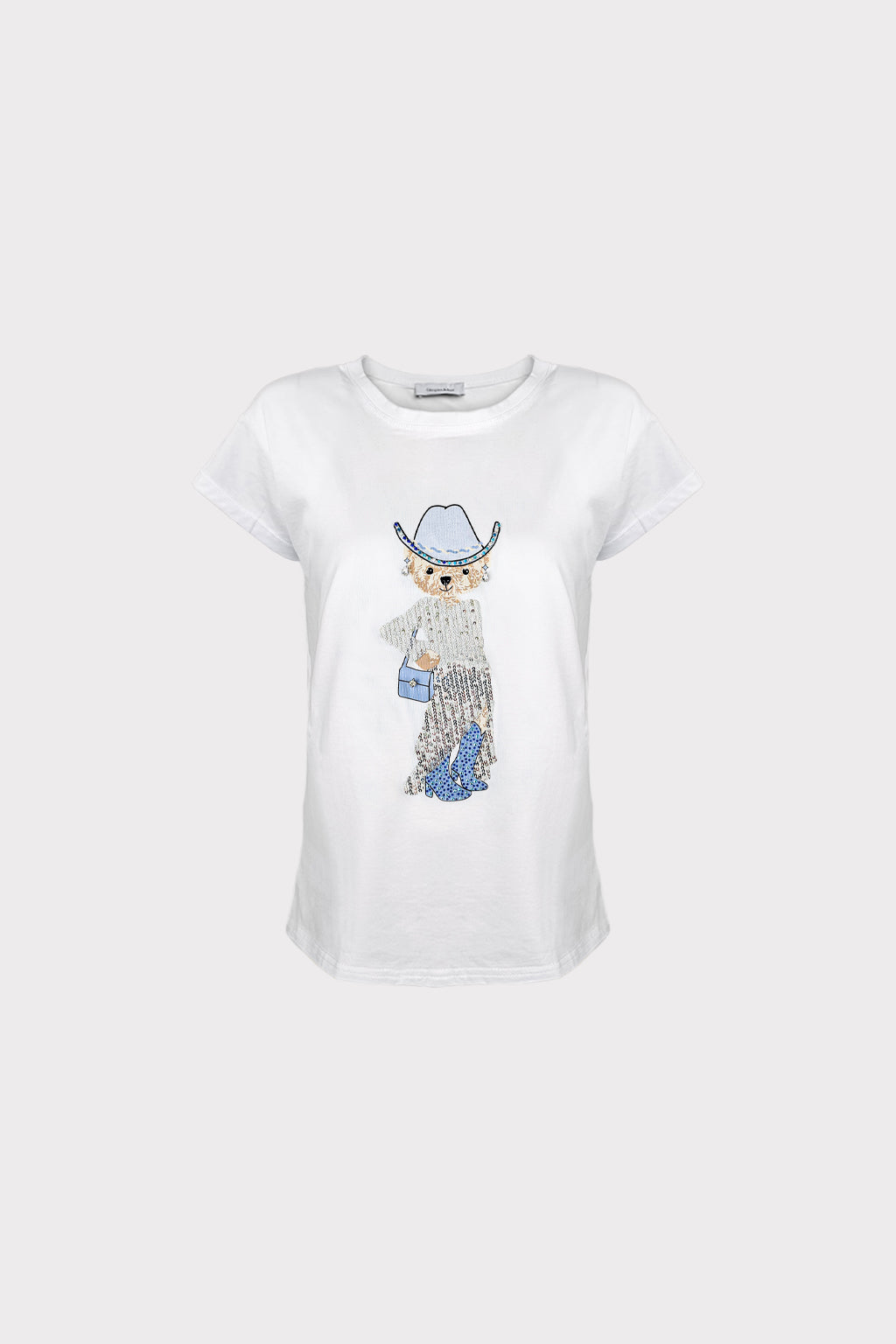 T-shirt orsetto glamour