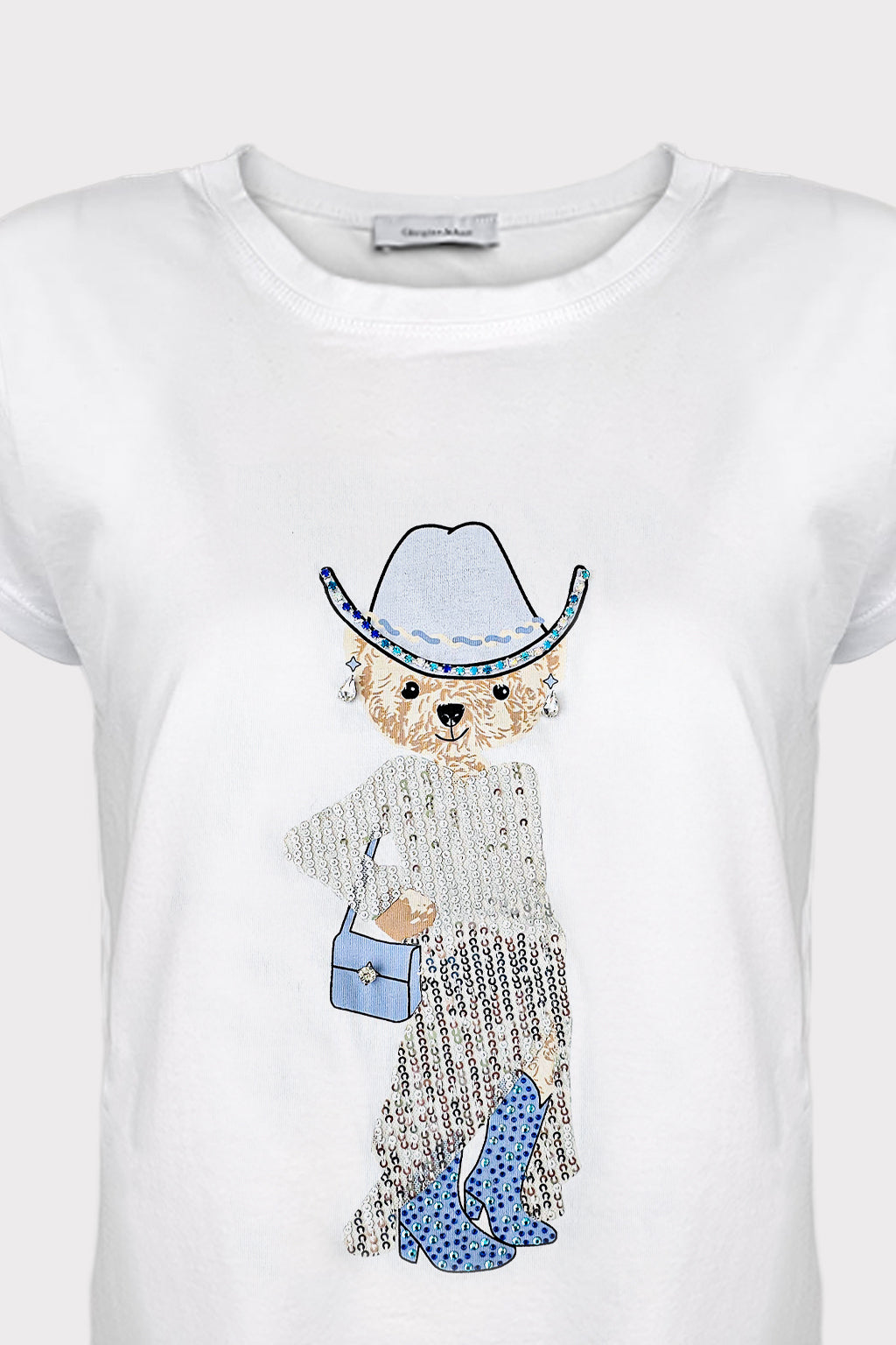 T-shirt orsetto glamour