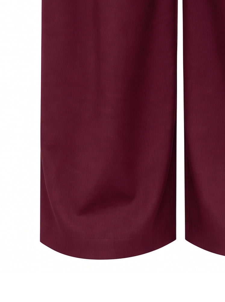 Pantaloni palazzo con cintura