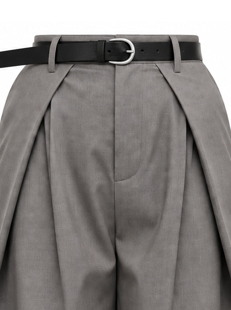 Pantaloni palazzo con cintura