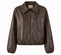 Bomber in ecopelle