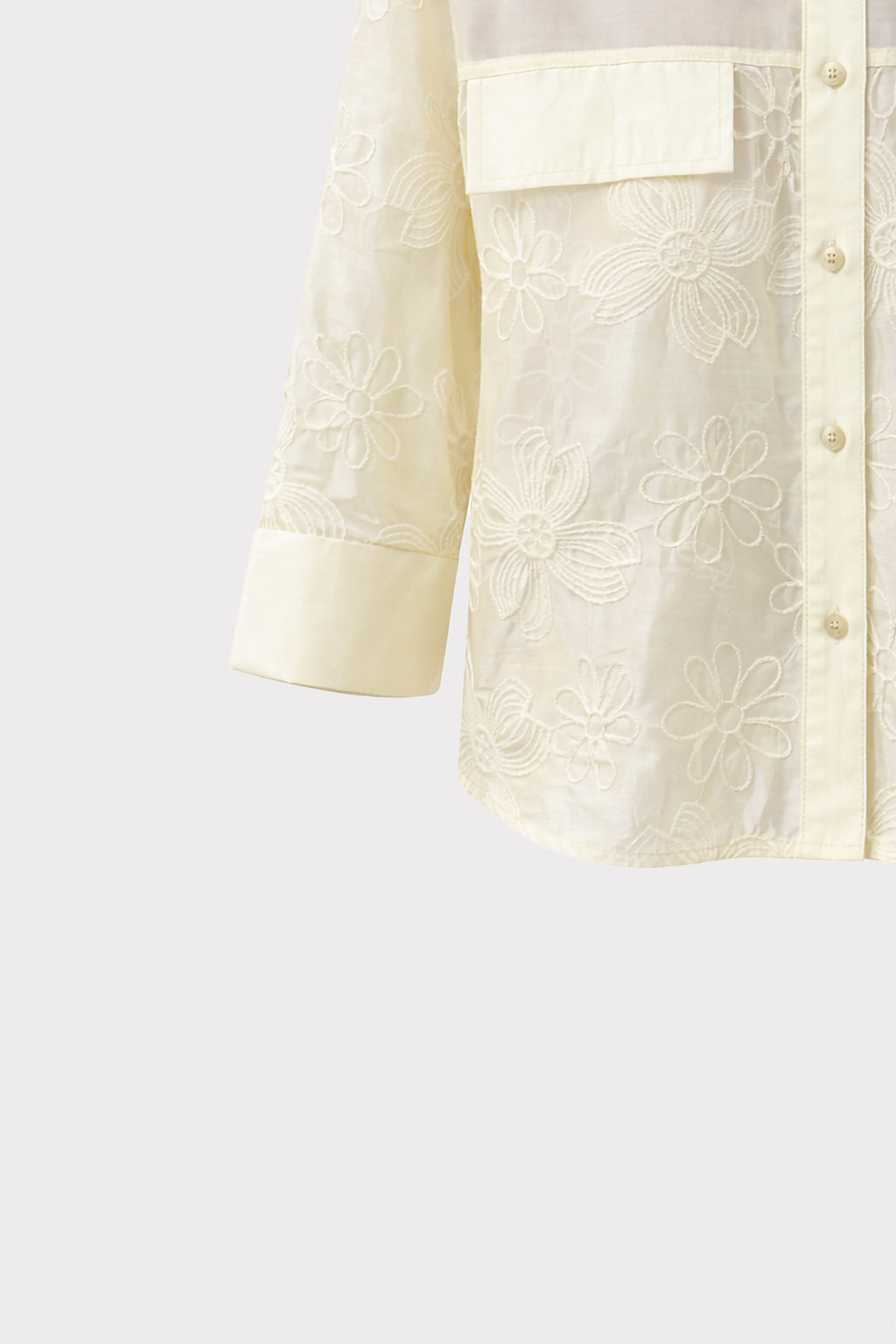 Camicia con ricamo
