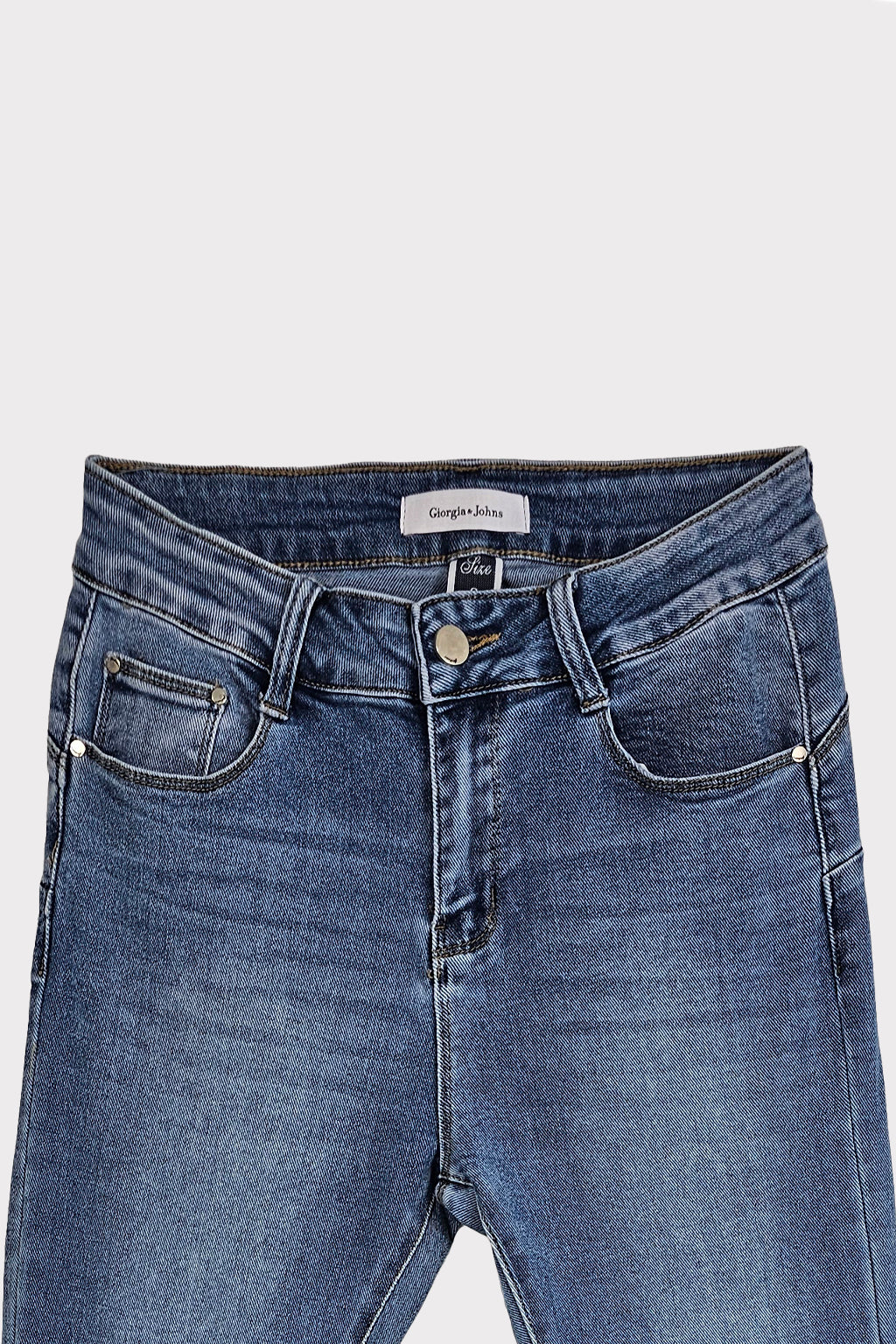 Jeans zampetta sfrangiato