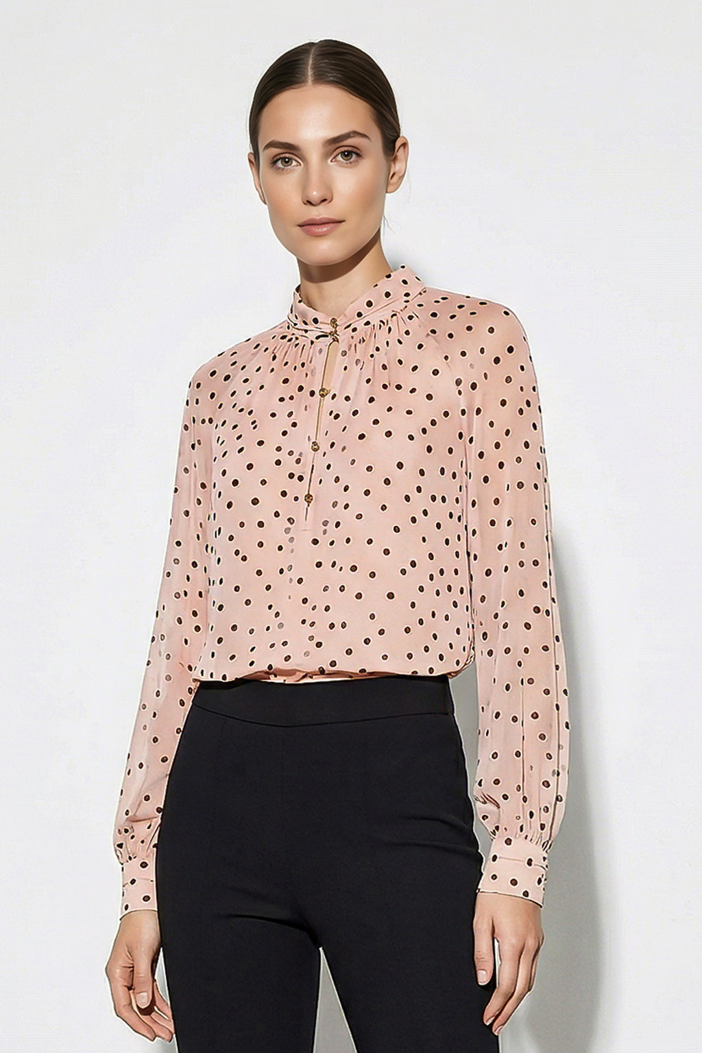 Blusa stampa pois