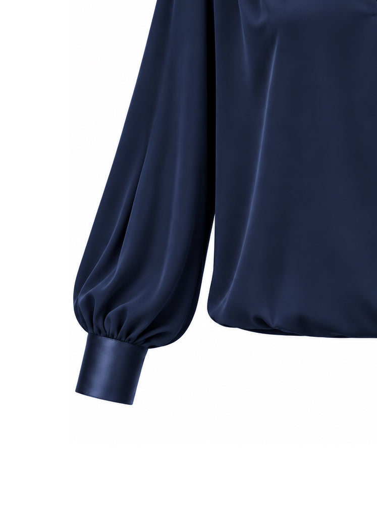 Blusa fluida incrociata