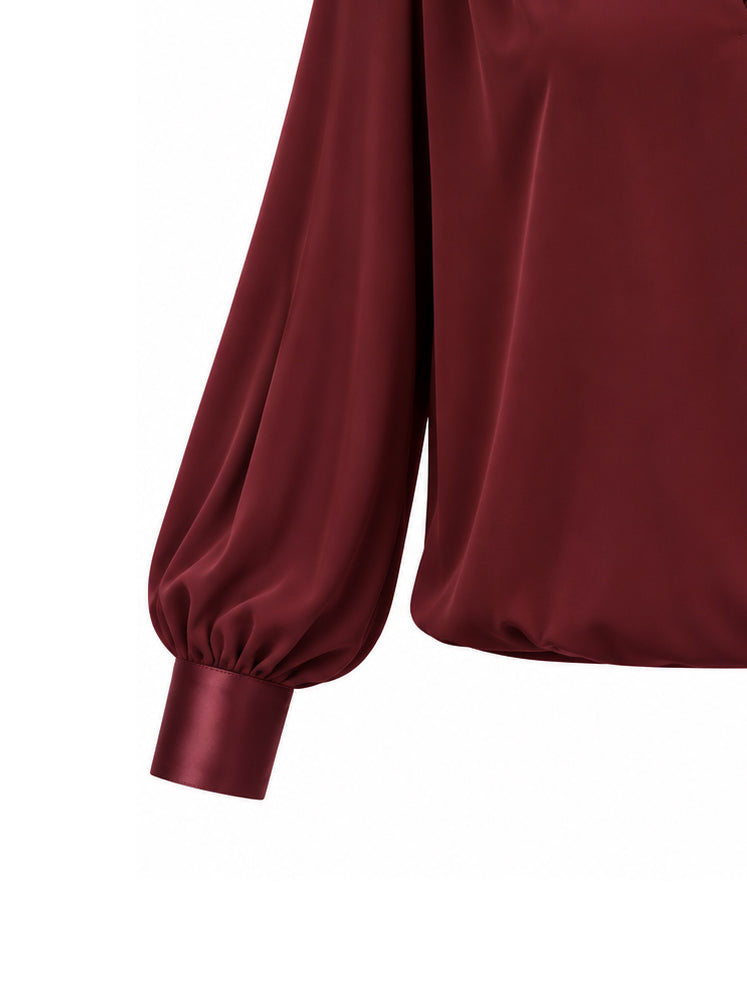 Blusa fluida incrociata