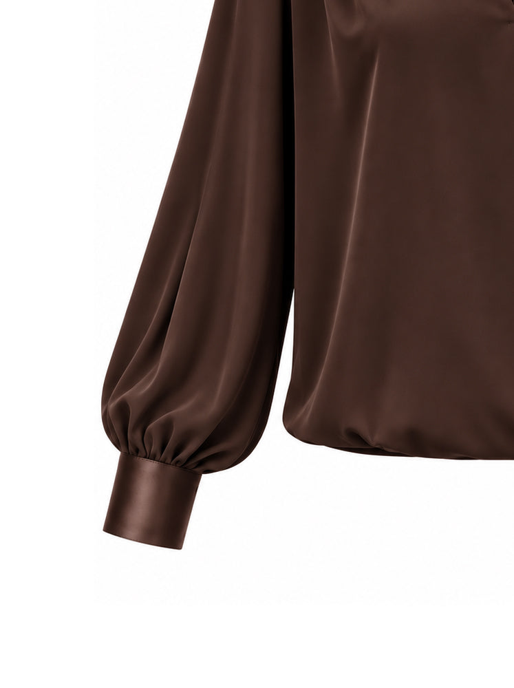 Blusa fluida incrociata