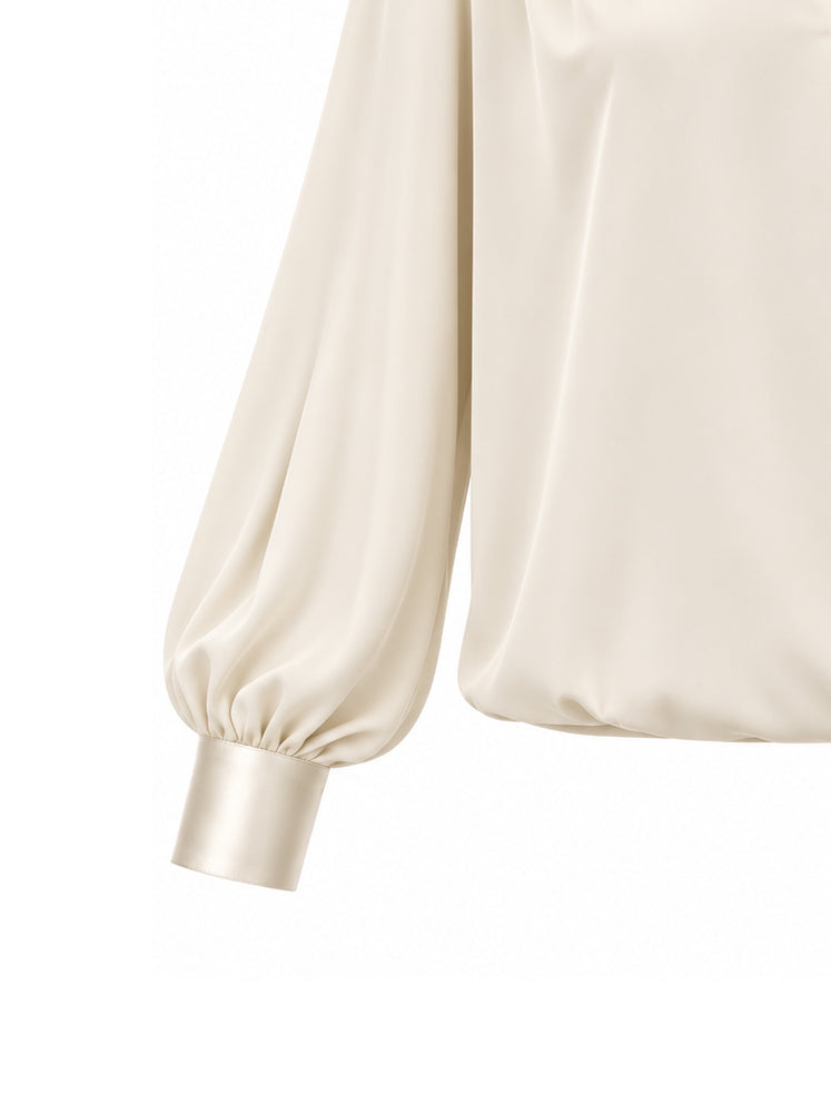 Blusa fluida incrociata