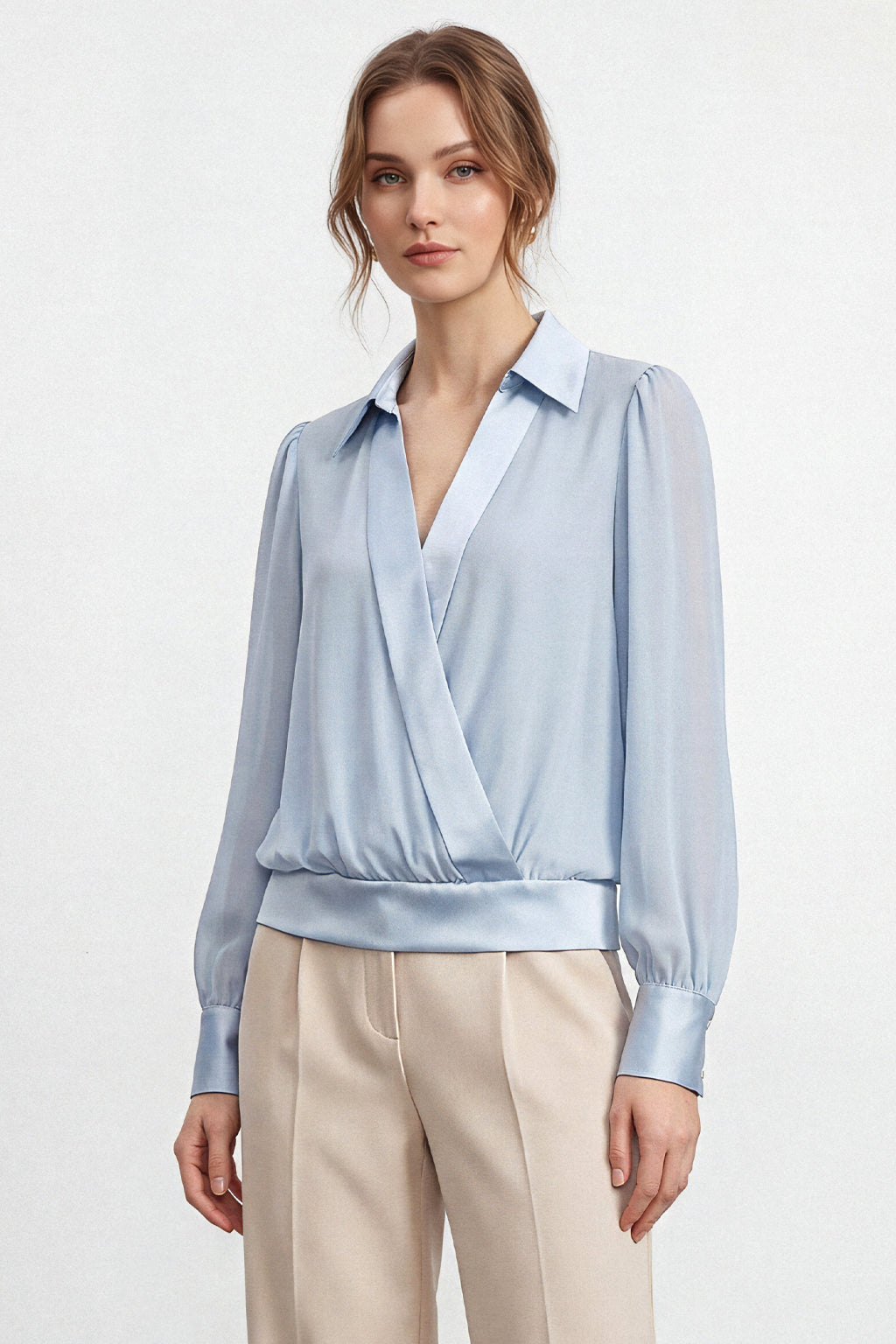 Blusa incrociata