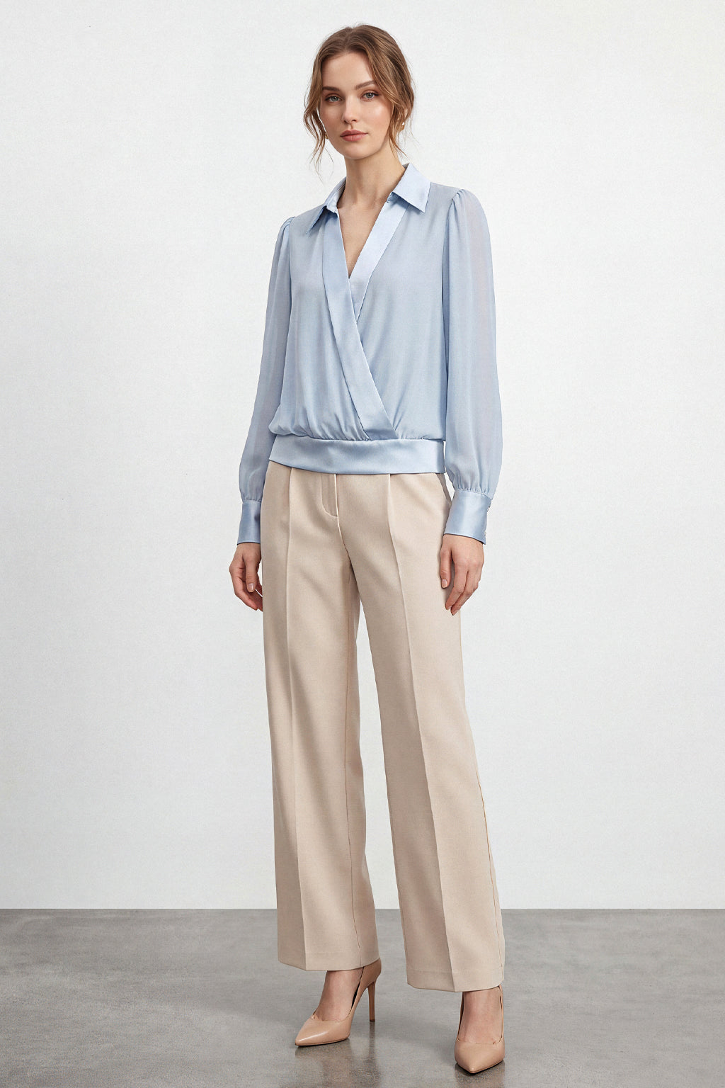 Blusa incrociata