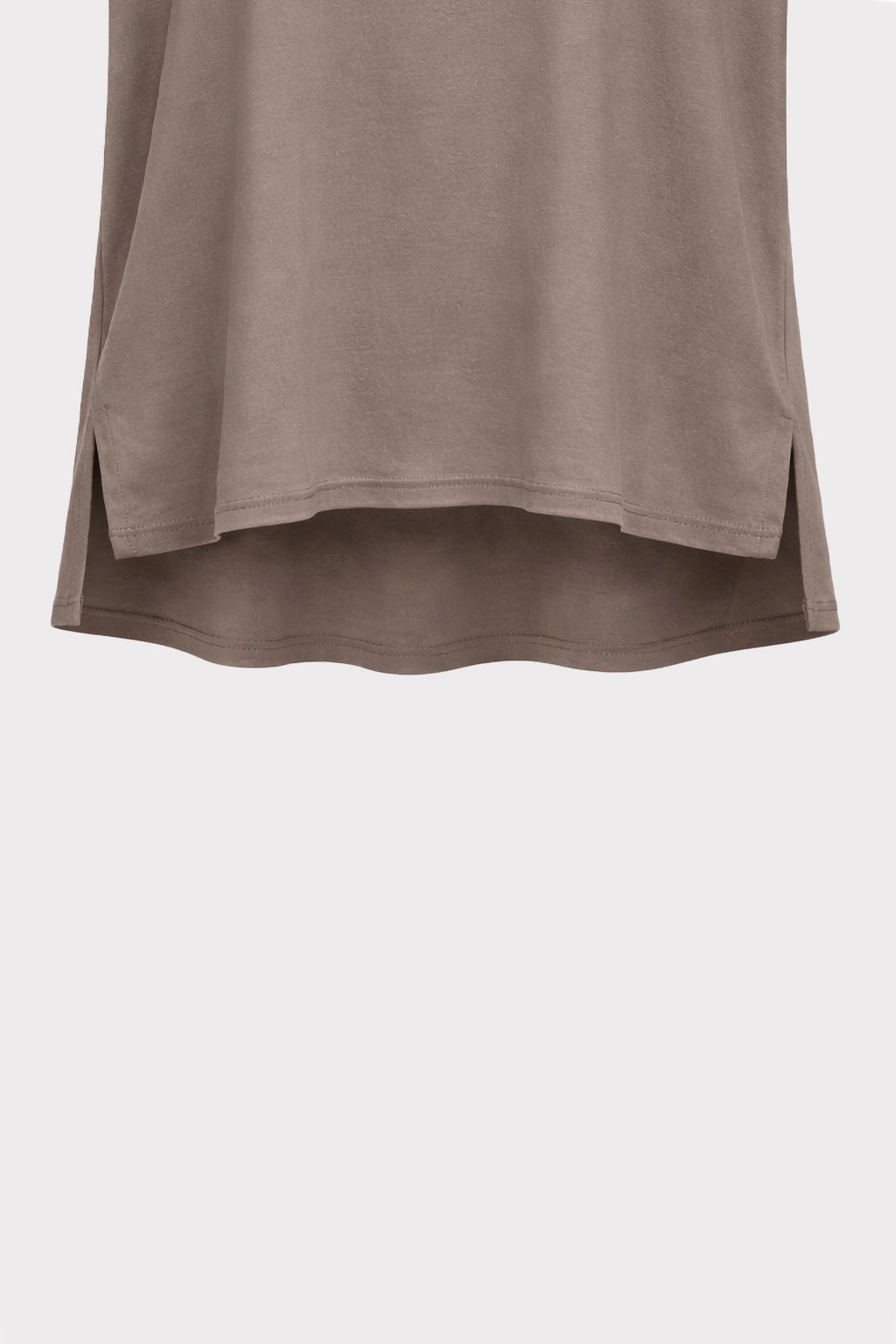 Blusa dettaglio raso