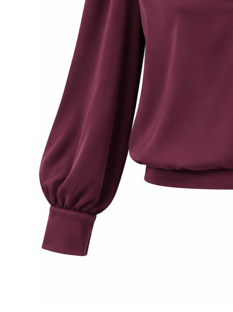 Blusa fluida collo camicia