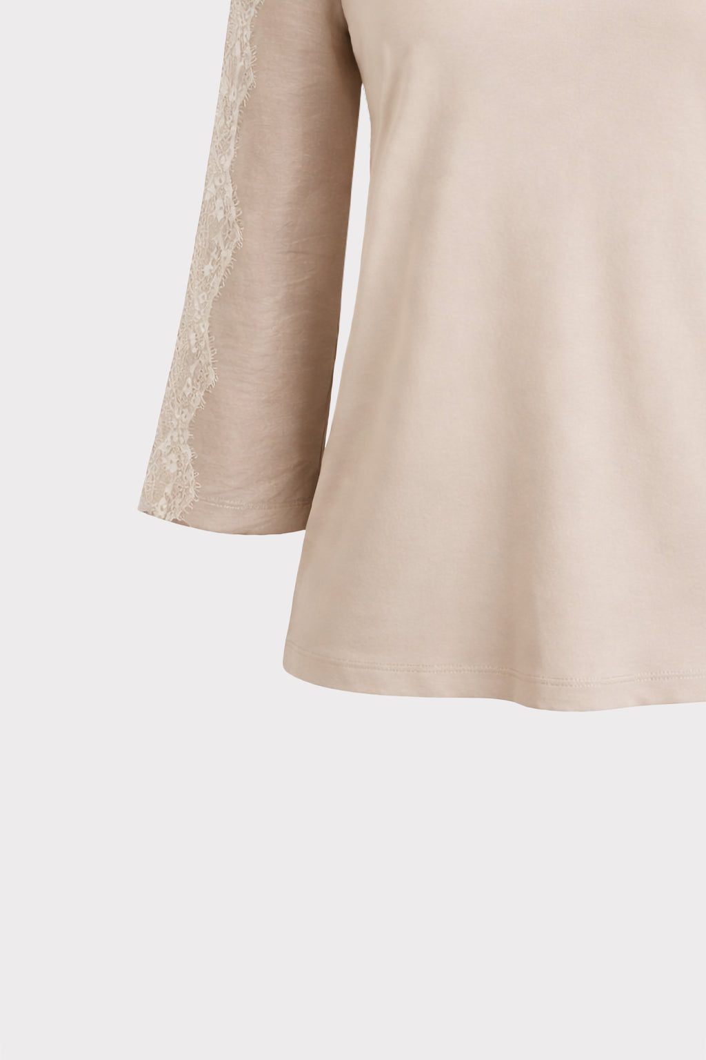 Blusa maniche pizzo
