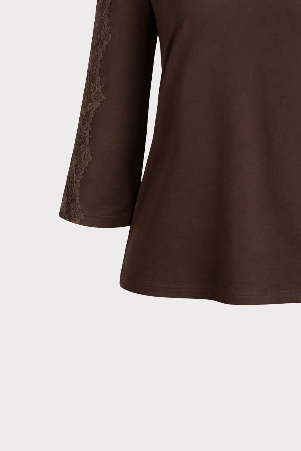 Blusa maniche pizzo