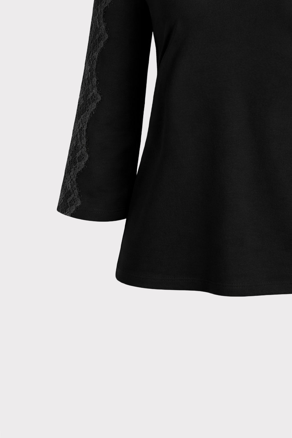 Blusa maniche pizzo