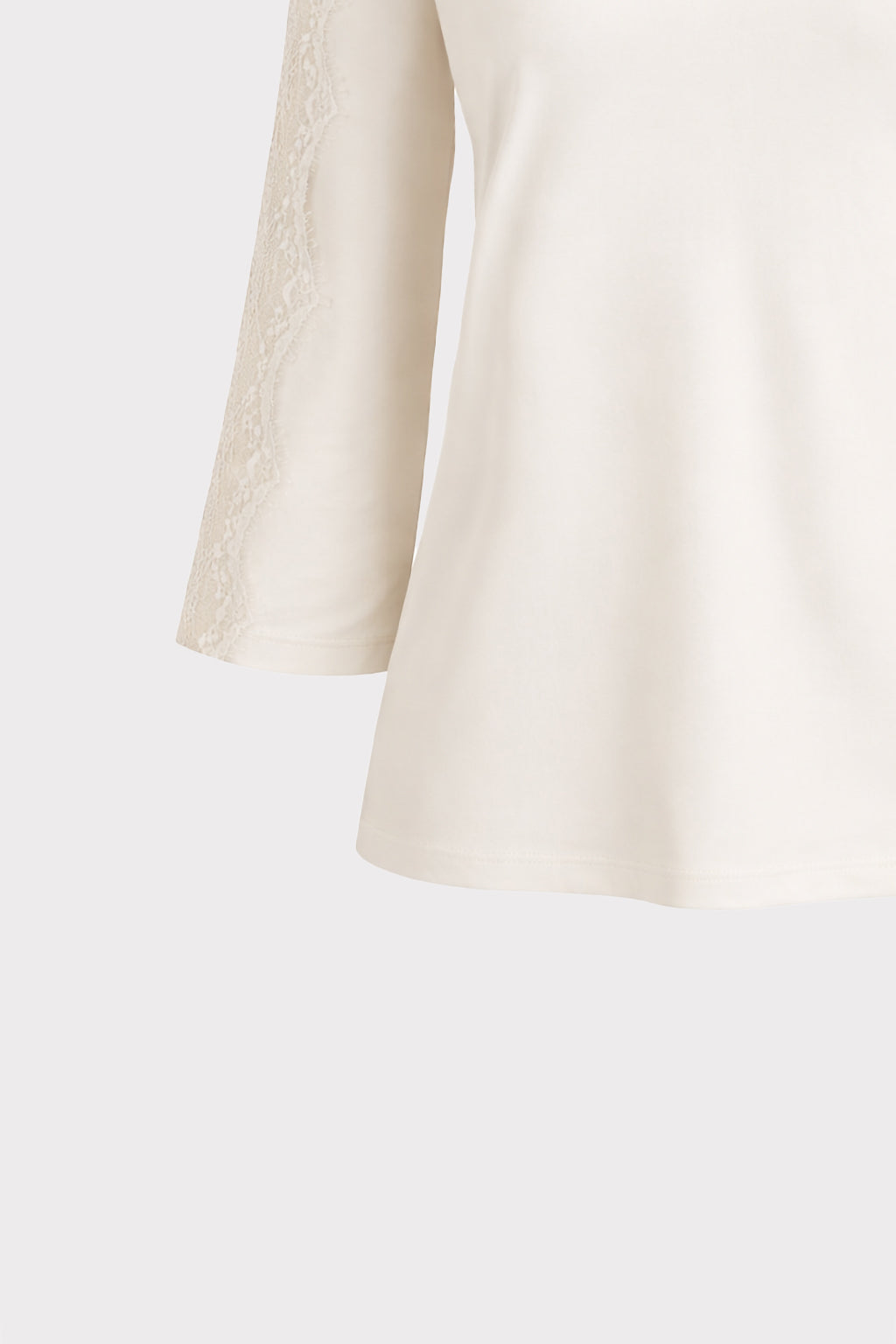 Blusa maniche pizzo