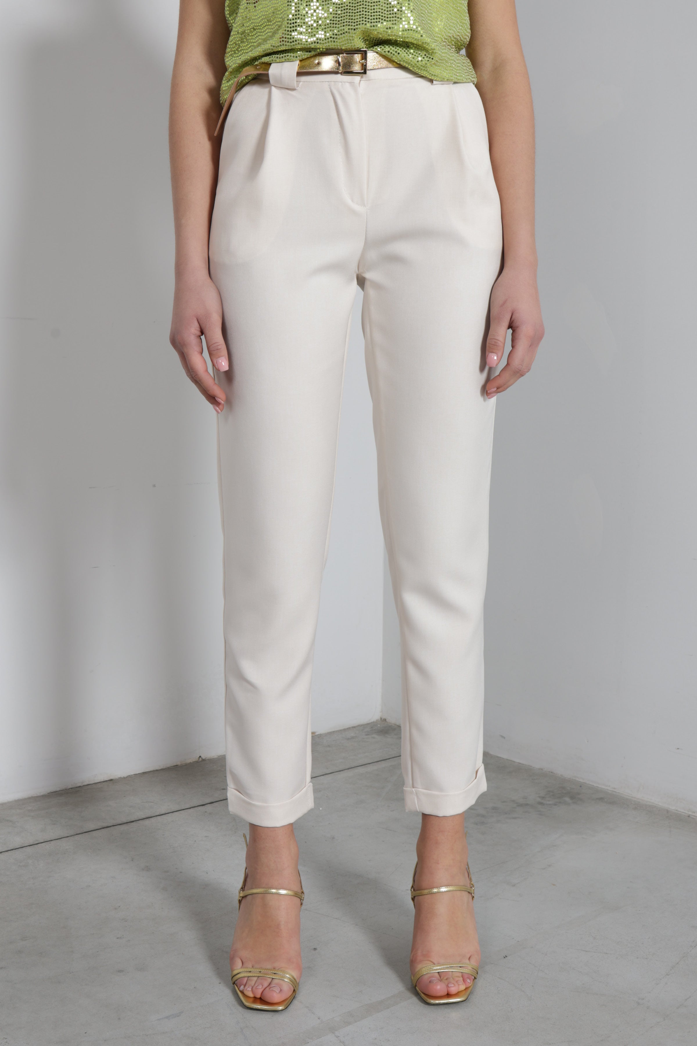 Pantalone retro elastico