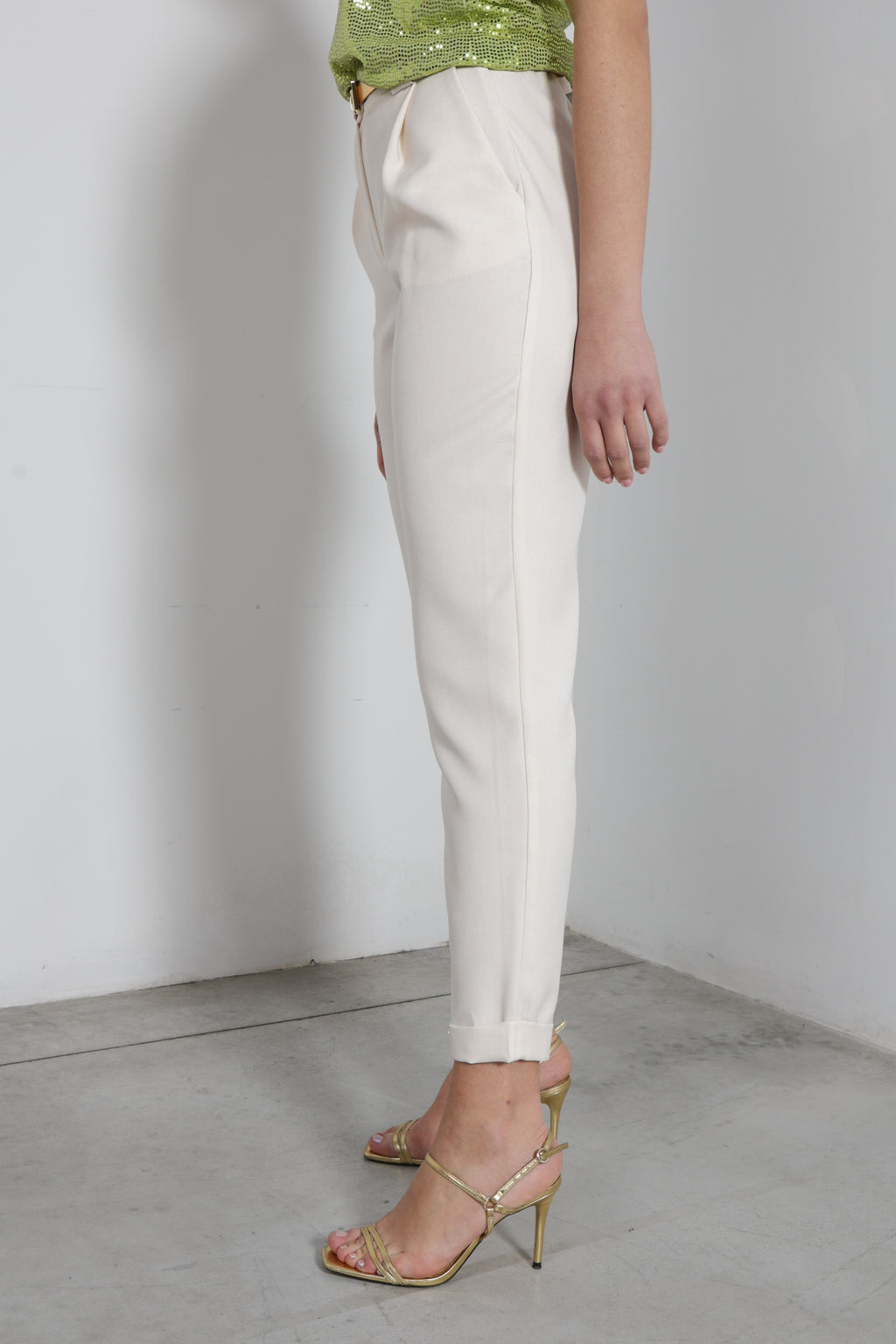 Pantalone retro elastico