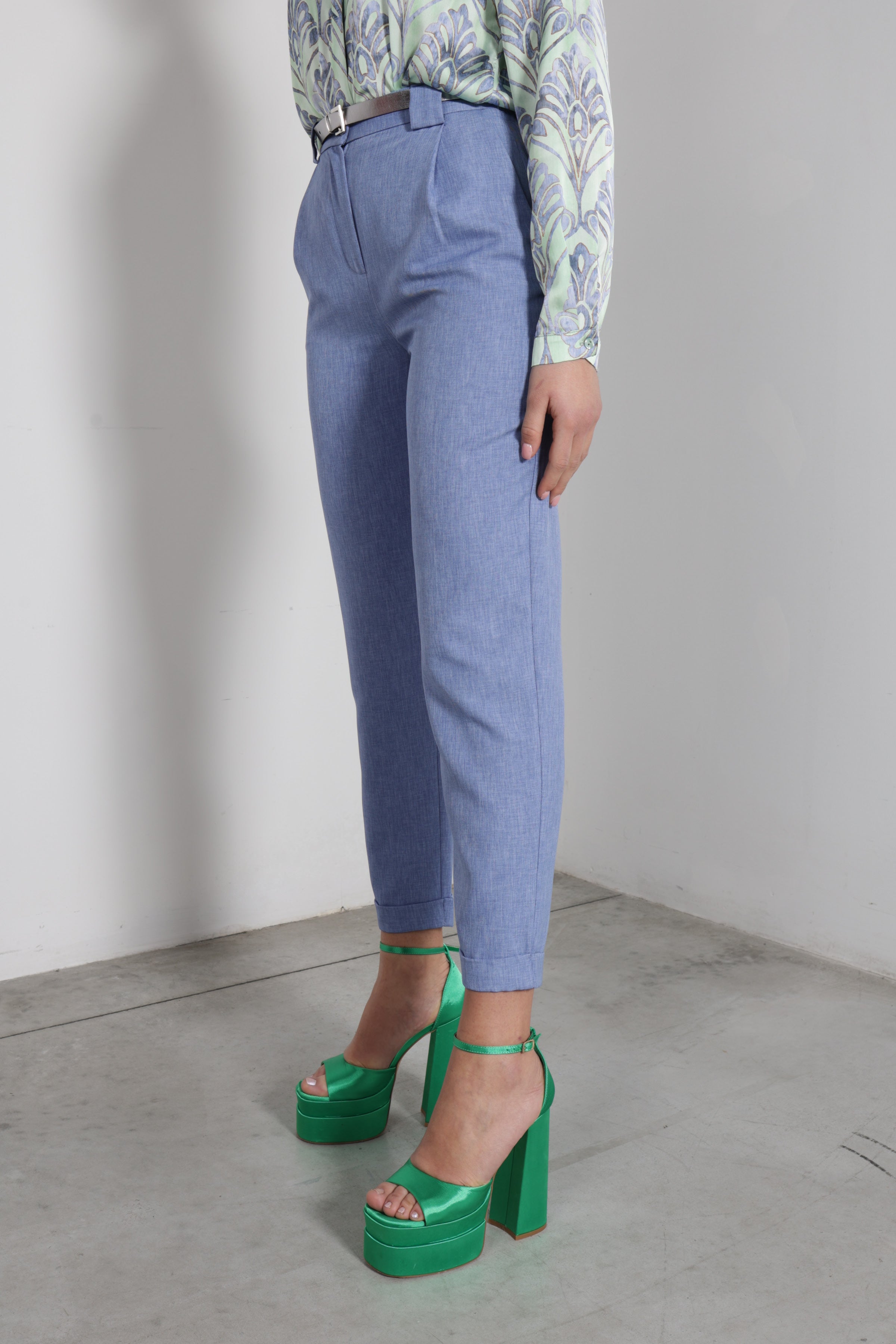 Pantalone retro elastico