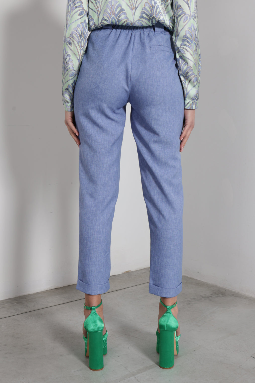 Pantalone retro elastico