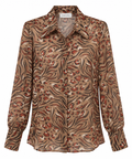 Camicia stampa animalier